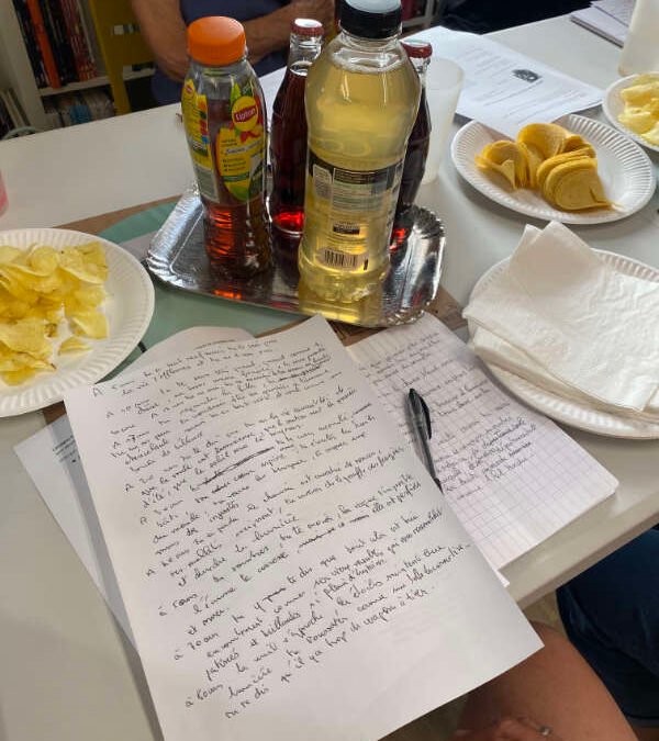 10/07/2025 : atelier poétique avec Falmarès